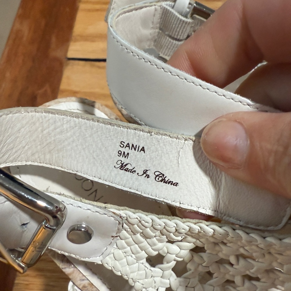 Donald J. Pliner White Crochet Heels - Picture 3 of 5